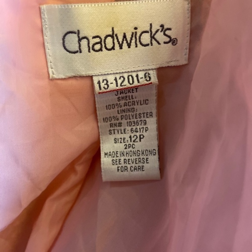 Vintage Chadwicks Petite Women’s Suit - Picture 7 of 8
